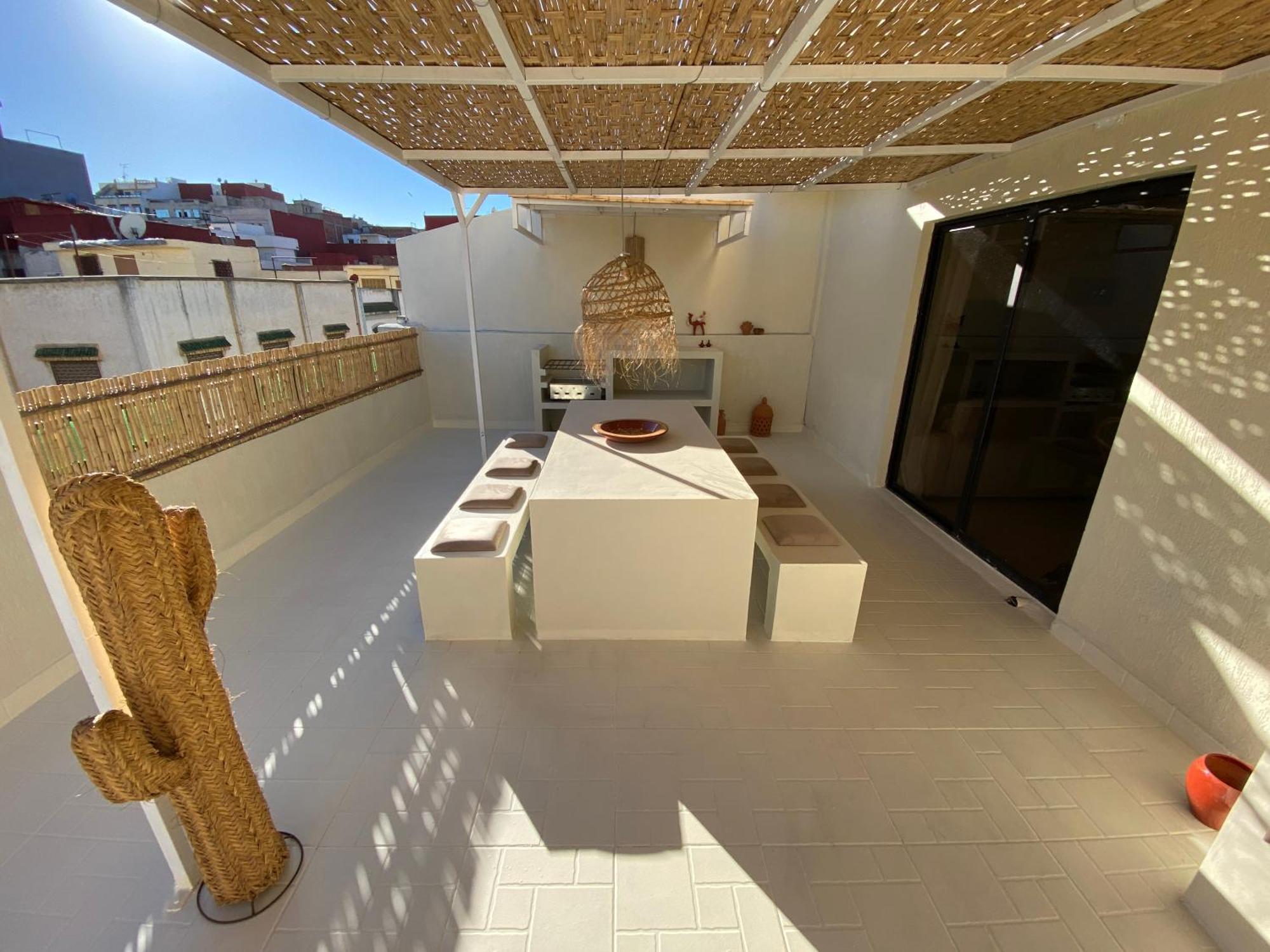 Magnificent Apartment With Private Rooftop Terrace Tanger Kültér fotó